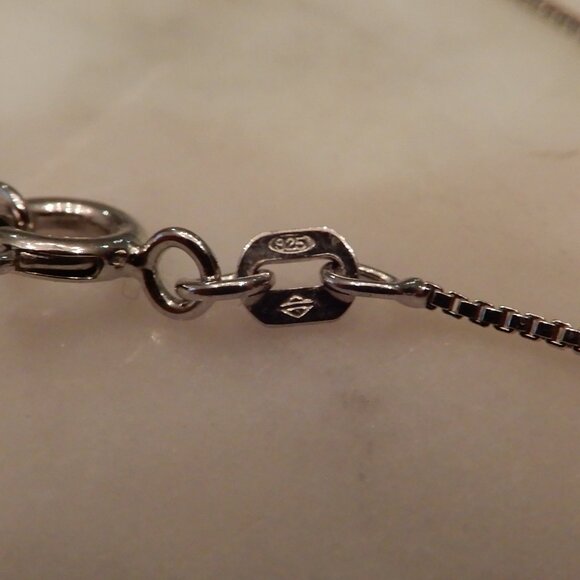 Silver and 14 Karat Yellow Gold Owl Necklace - Picture 7 of 7